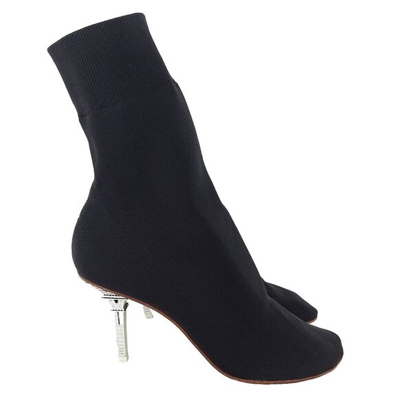 Vetements Eiffel Tower Sock Boots 39 US 8.5 Womens Black ASIS - Picture 5 of 13